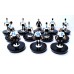 Subbuteo Andrew Table Soccer Inter Milan away kit 1965-66 on classic Hasbro bases